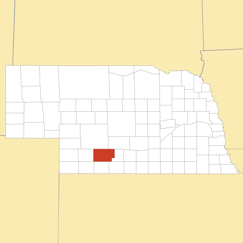 frontier county map