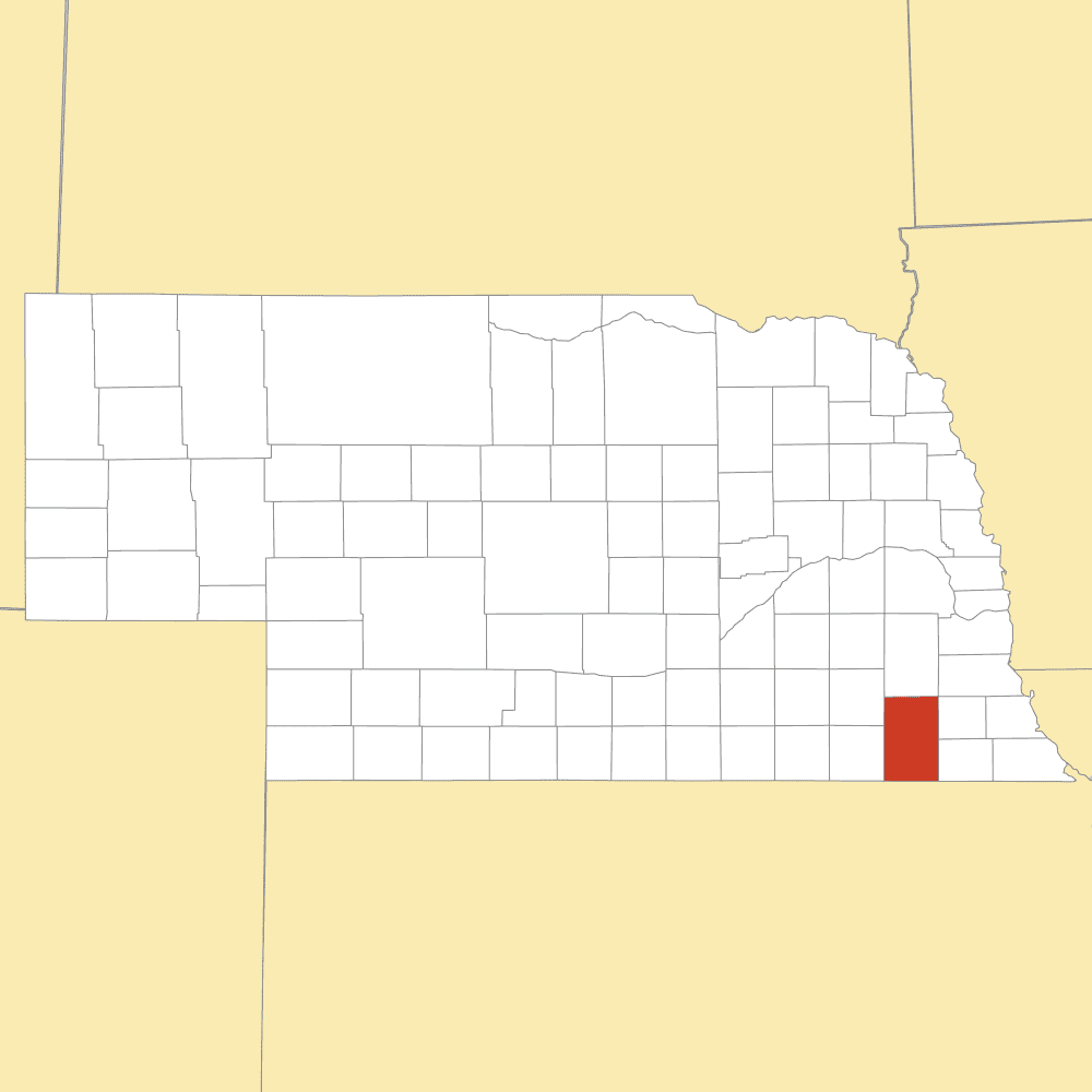 gage county map