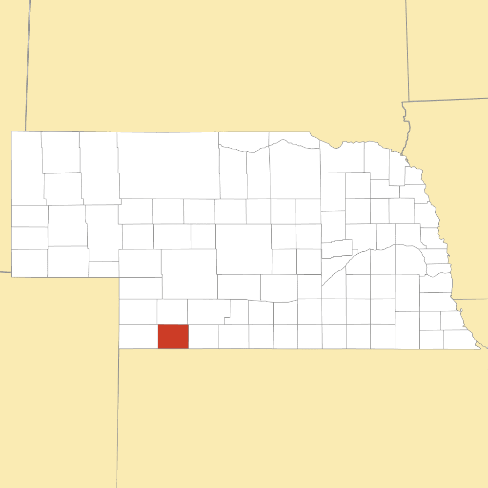 hitchcock county map